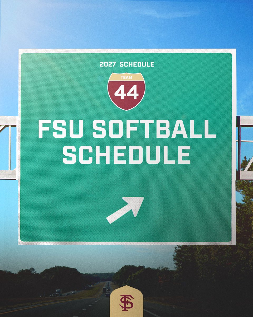 FSU_Softball's tweet photo. The route, driven by Team 44. 🍢

🔗 https://t.co/sTP9nB24i7
🎟️ https://t.co/3f30yl4iGD https://t.co/fXe8KeLD83
