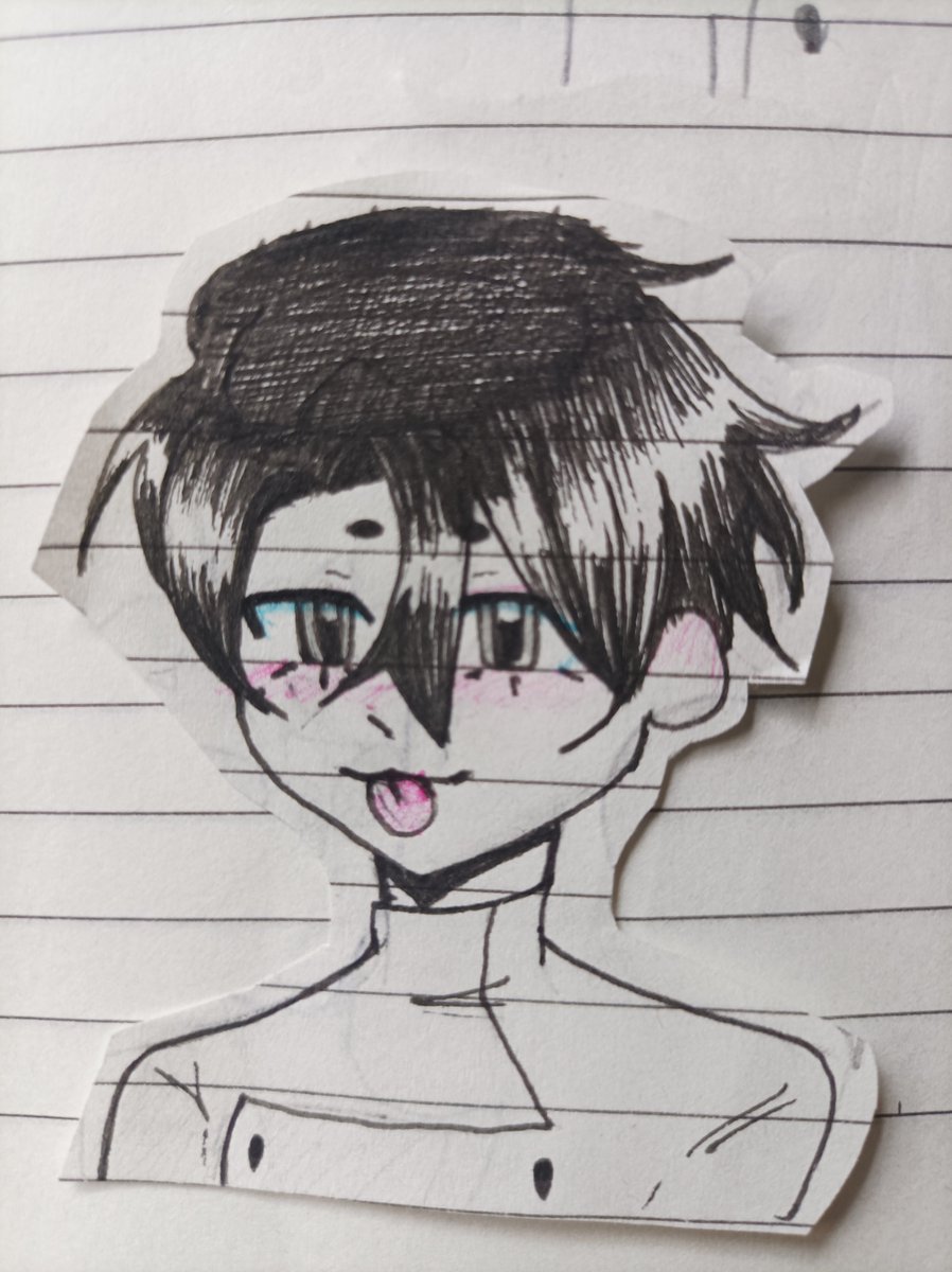OnigiriVinew9's tweet photo. Rete a mis amigos dibujar en dibujo mío inspirado en @Kamipatez para ver cómo lo hacían 
 #Vincent #Vince #DeadPlate https://t.co/Wty39xi3wU