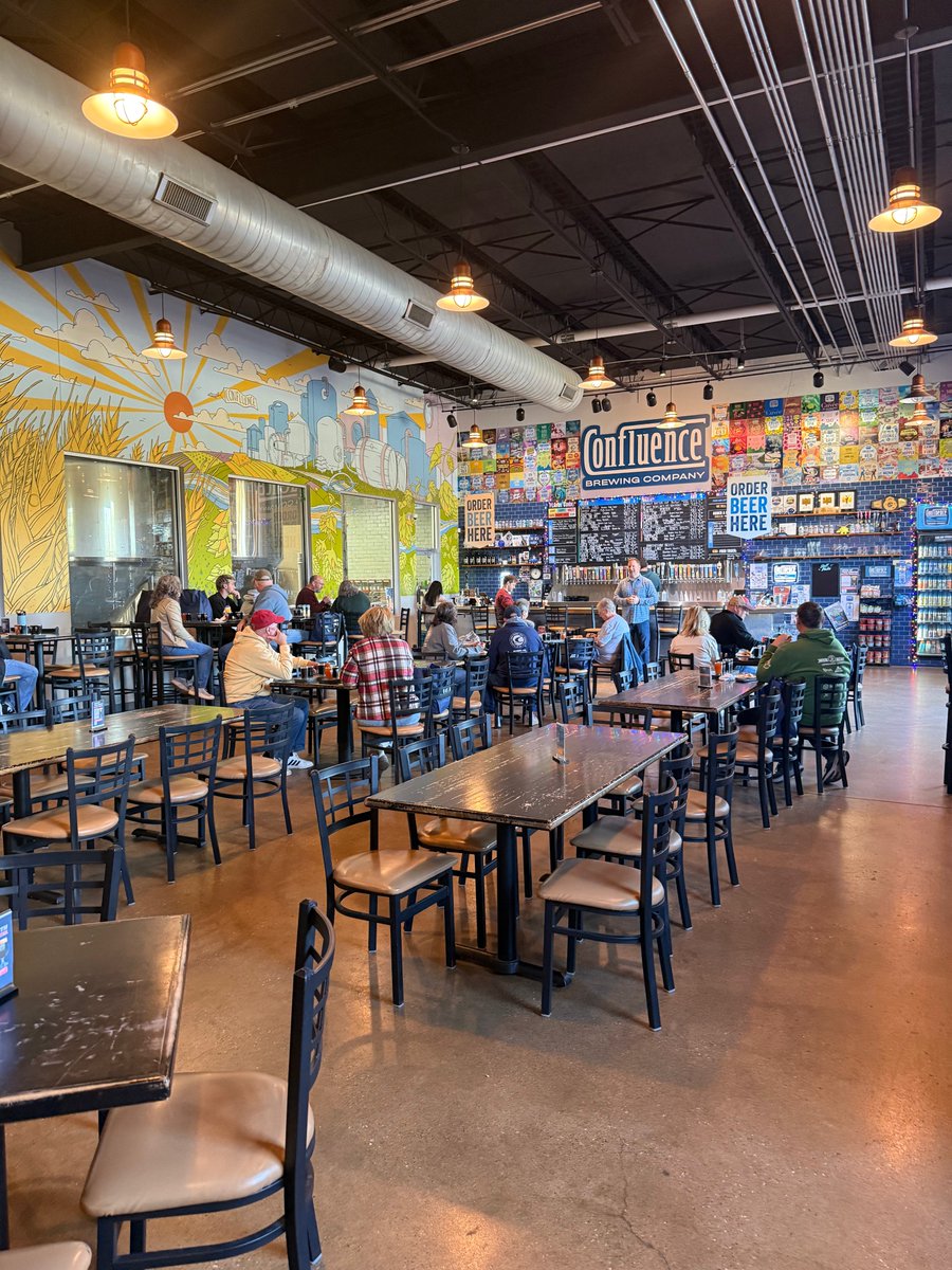 ConfluenceBrew's tweet photo. Thank you to all our amazing customers, staff, friends, and family for celebrating Confluence’s 14th anniversary with us! 🎉🍻

You helped make our VIP Hour and anniversary party so special, and we couldn’t be more grateful for this incredible community. Here’s to 14 years of great beer, great people, and great memories — and many more to come! 💙🍺