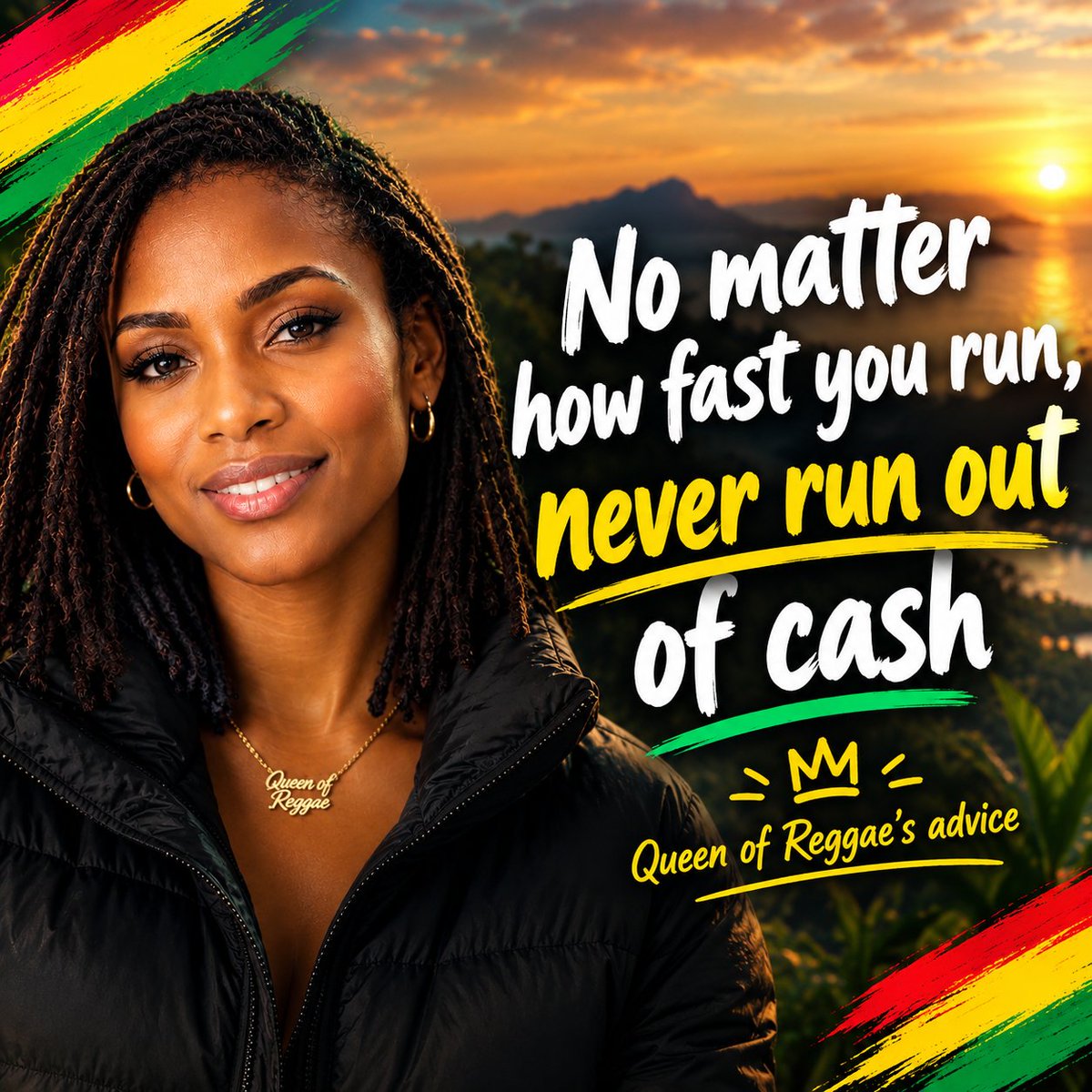 queenofreggae24's tweet photo. 💰🏃‍♀️ No matter how fast you chase your dreams, never forget to manage your money wisely!
Enjoy life, work hard, and treat yourself when you can—but always save something for tomorrow.
Queen of Reggae’s advice

#queenofreggae #moneywisdom #financialwisdom #smartliving #lifelessons https://t.co/QuS6TCHvdO