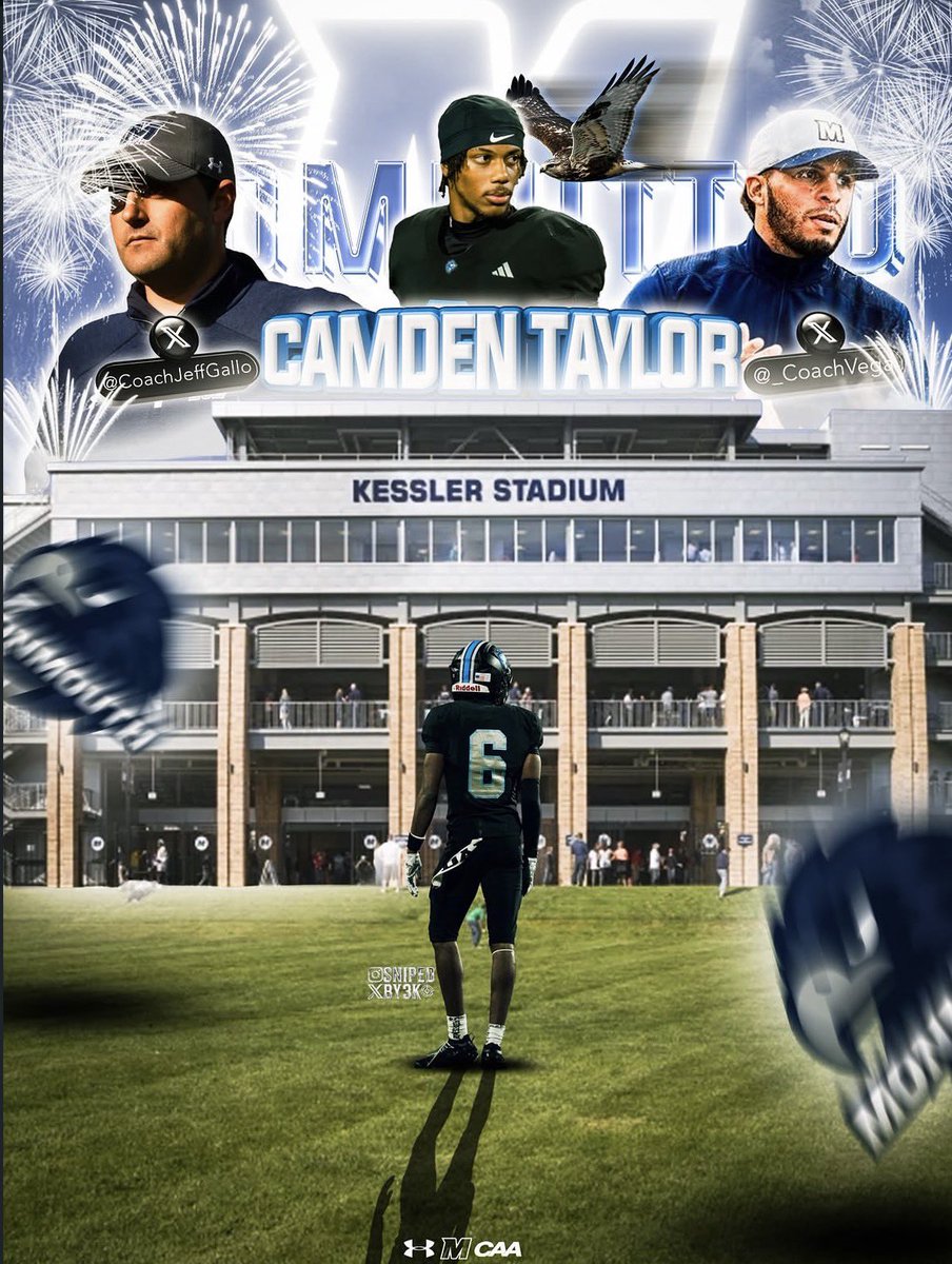 JohnSmithkrqt's tweet photo. Loudoun Sports Academy ‘27 
3 ⭐️ CB Camden Taylor Commits To Monmouth

He Chose Monmouth Over ODU, Towson, Maine, Rhode Island &amp; More.

@WillVapreps @VaPrepsRivals 
@carljfred @mbccam_ https://t.co/YLeeIaDftG
