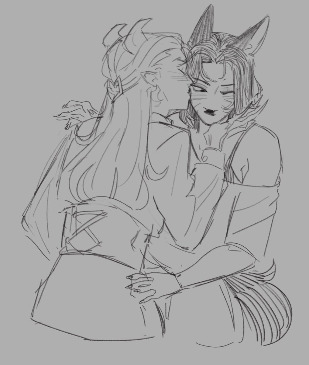 Chef_Judae's tweet photo. #Ahrilynn sketch https://t.co/mq1ht35f1I