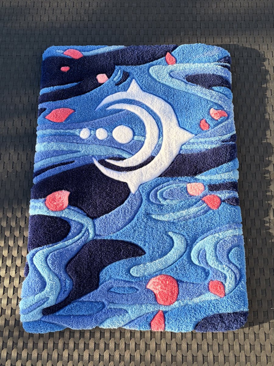 MizuVeeVT's tweet photo. Turned my favorite Riftbound rune into a rug ✨
Sakura Mind Rune 💙🌸

What’s your favorite rune? https://t.co/JuYtzVs19L