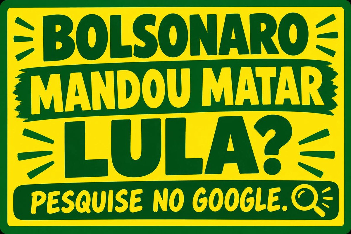 prudentemarlene's tweet photo. BOLSONARO MANDOU MATAR LULA https://t.co/Wgl4gbkvp0