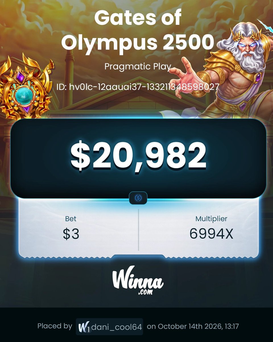 Winna's tweet photo. The gods are in a good mood this week and they are not being picky about who gets paid https://t.co/SAeb7dMSoJ