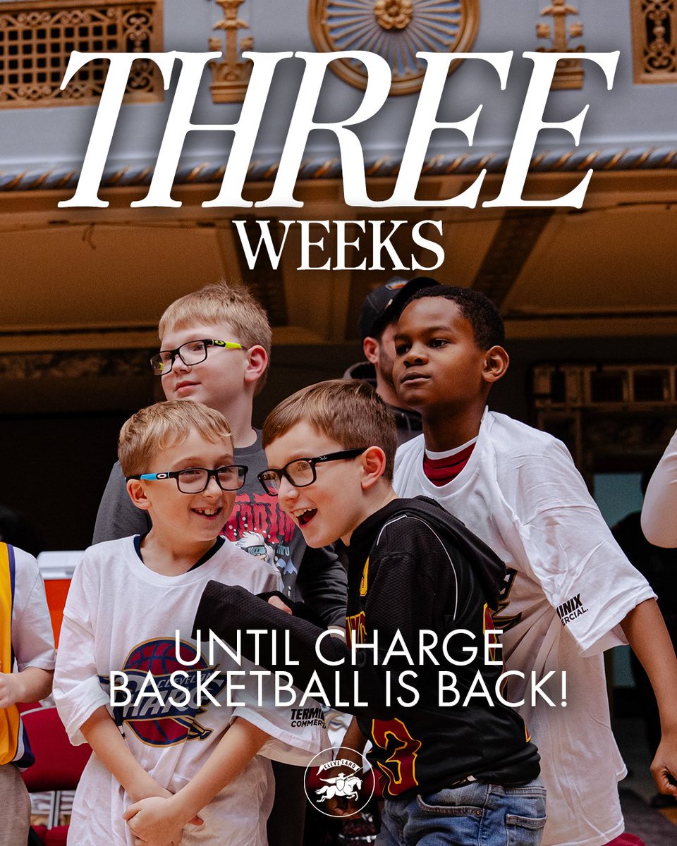 ChargeCLE's tweet photo. 3 WEEKS! 21 DAYS! 504 HOURS! #ChargeOn https://t.co/GlzDSseqxO