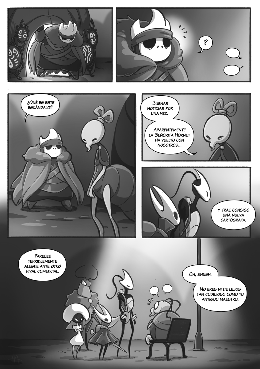 er_ghost_in's tweet photo. (1/3) Enlacemos Nuestros Ecos y Seamos Completos [Cómic Traducido]
Un Fancomic de Hollow Knight por @firefly_summers
Capítulo 3: Menos como una promesa y más como un juramento.

#hollowknight #silksong #translation #español https://t.co/dTqB21TWPX