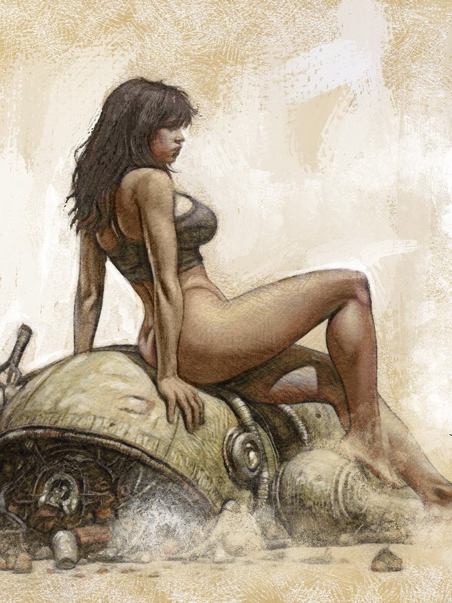 HeavyMetalInk's tweet photo. Druuna art tribute by @marcoturini 🔥✍️

‘Druuna’ is an erotic science fiction comic created by Italian artist Paolo Eleuteri Serpieri in 1985. Set in a post-apocalyptic future, it follows Druuna, a woman trying to survive in a world devastated by a mysterious infection, monstrous mutations, and dystopian societies. The series combines explicit eroticism, body horror, and science fiction, and is particularly renowned for Serpieri’s hyperrealistic and highly detailed artwork.

#druuna #druunaserpieri #marcoturini #marcoturiniart #paoloeleuteriserpieri