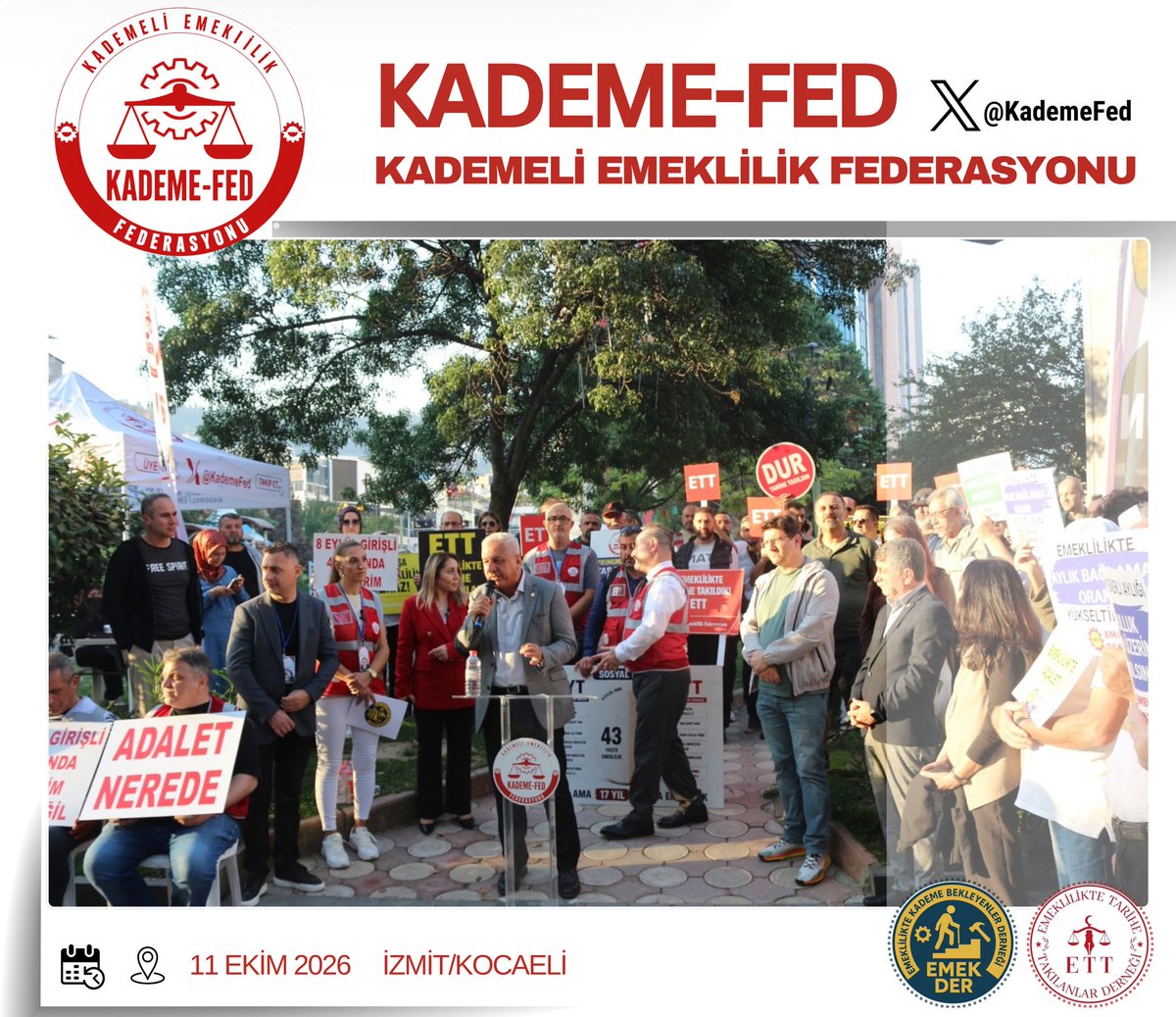 OguzEtt's tweet photo. @KademeFed Bıçak kemiğe dayandı; 1 günlük farka 20 yıl ceza olamaz! Çalışma barışı ve adalet için Kademeli Emeklilik hemen simdi! Destekleri için Sayın Gamze Taşçıer’e şükranlarımızı sunuyoruz.
@gamzetascier @yenipartiyiz
@KademeFed @ETTDER1999 @EmekDerResmi #PrimVarTarihEngel https://t.co/7RLN4coqFn