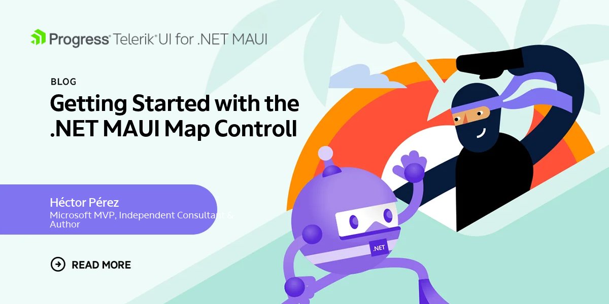 Telerik's tweet photo. Maps in your #DotNetMAUI app? Absolutely. 🗺️

From displaying geographic data and custom labels to highlighting regions & enabling country selection, the Telerik UI for .NET MAUI Map control makes it easy to build interactive mapping experiences.

@hprez  walks you through it step by step: https://t.co/tRCpyMvlCi
