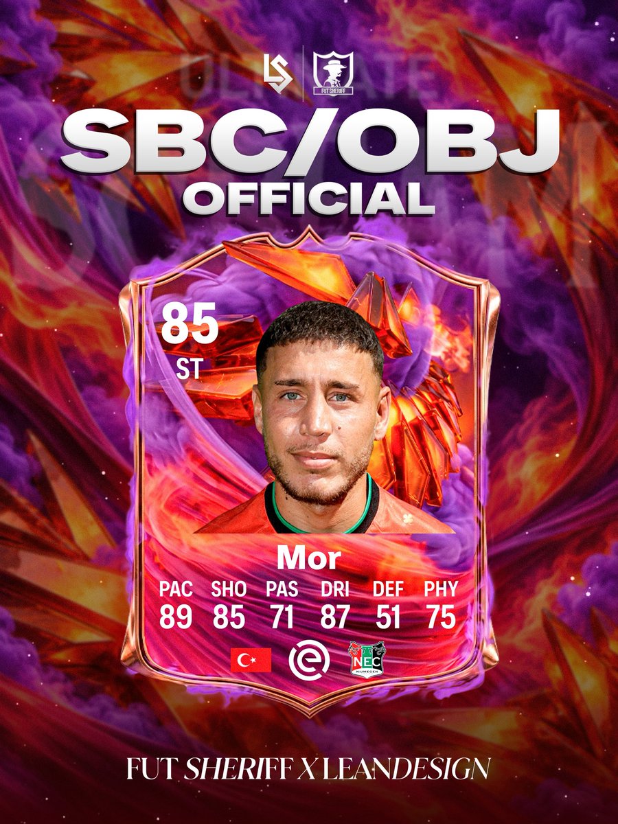 FutSheriff's tweet photo. 🚨Emre Mor 🇹🇷 is coming as ULTIMATE SCREAM SBC/OBJ soon! 🎃

TAKE ME BACK 🕊️🕊️🕊️ https://t.co/sStoGJnGEv