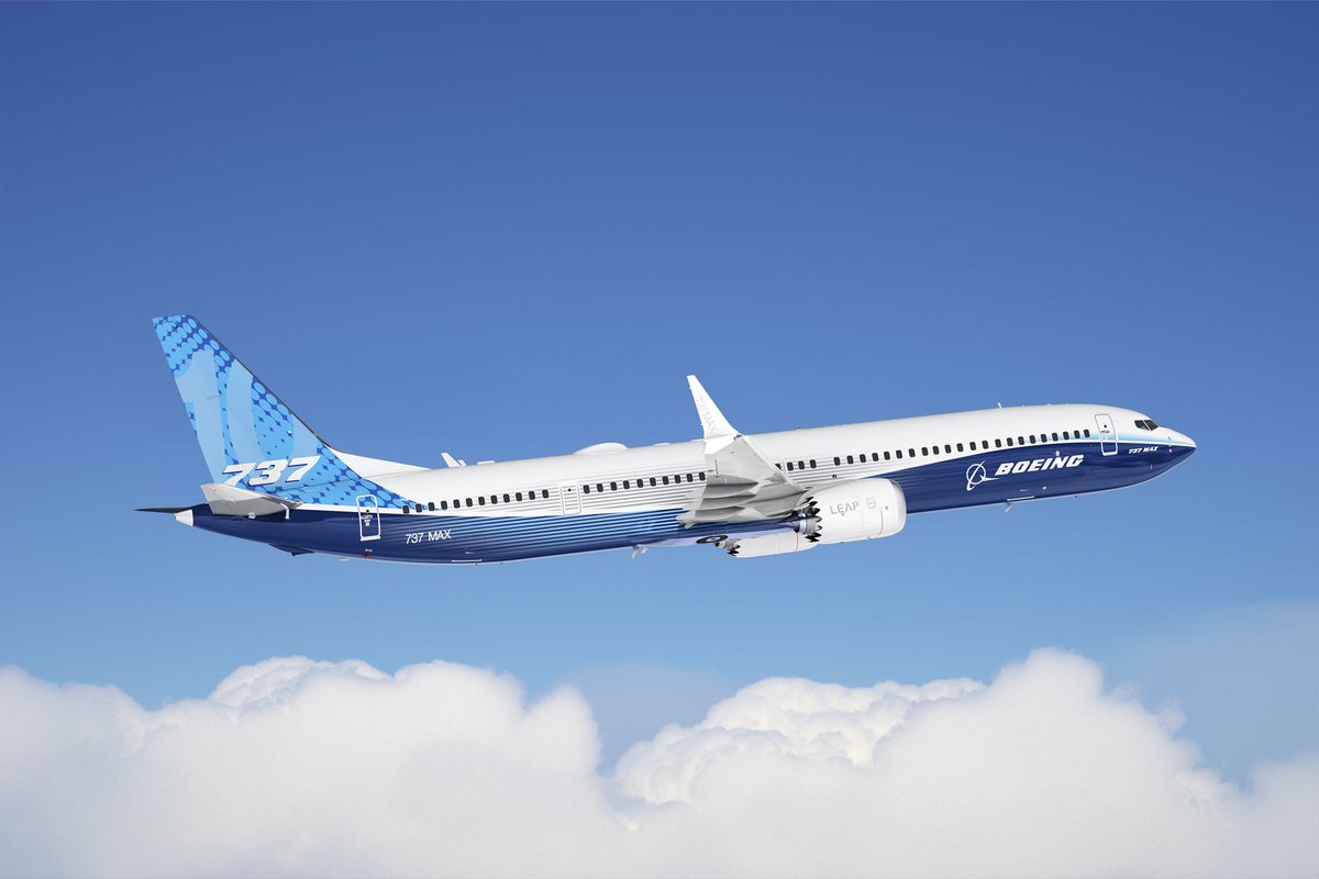 FlyingMagazine's tweet photo. JUST IN: The @FAANews has issued certification for @Boeing's 737 MAX-10 aircraft. The FAA said the aircraft can be delivered to domestic and foreign carriers. 

#faa #boeing #boeing737 #max10

📸: @Boeing https://t.co/cP9W7nrsrC