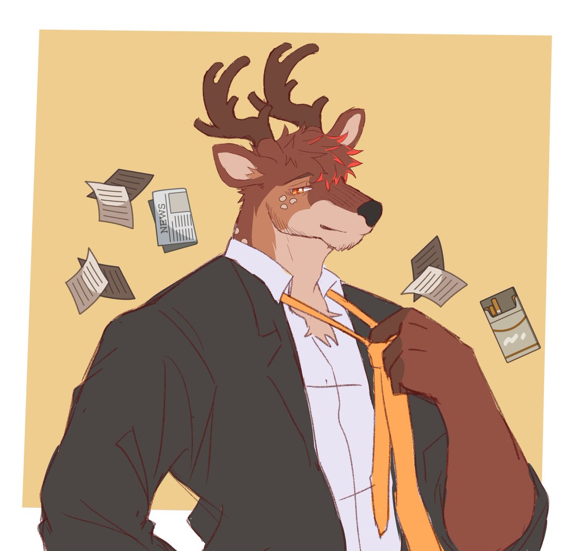 Kyouu15's tweet photo. Changing my fursona to this dork https://t.co/J9Y3fiGPG3