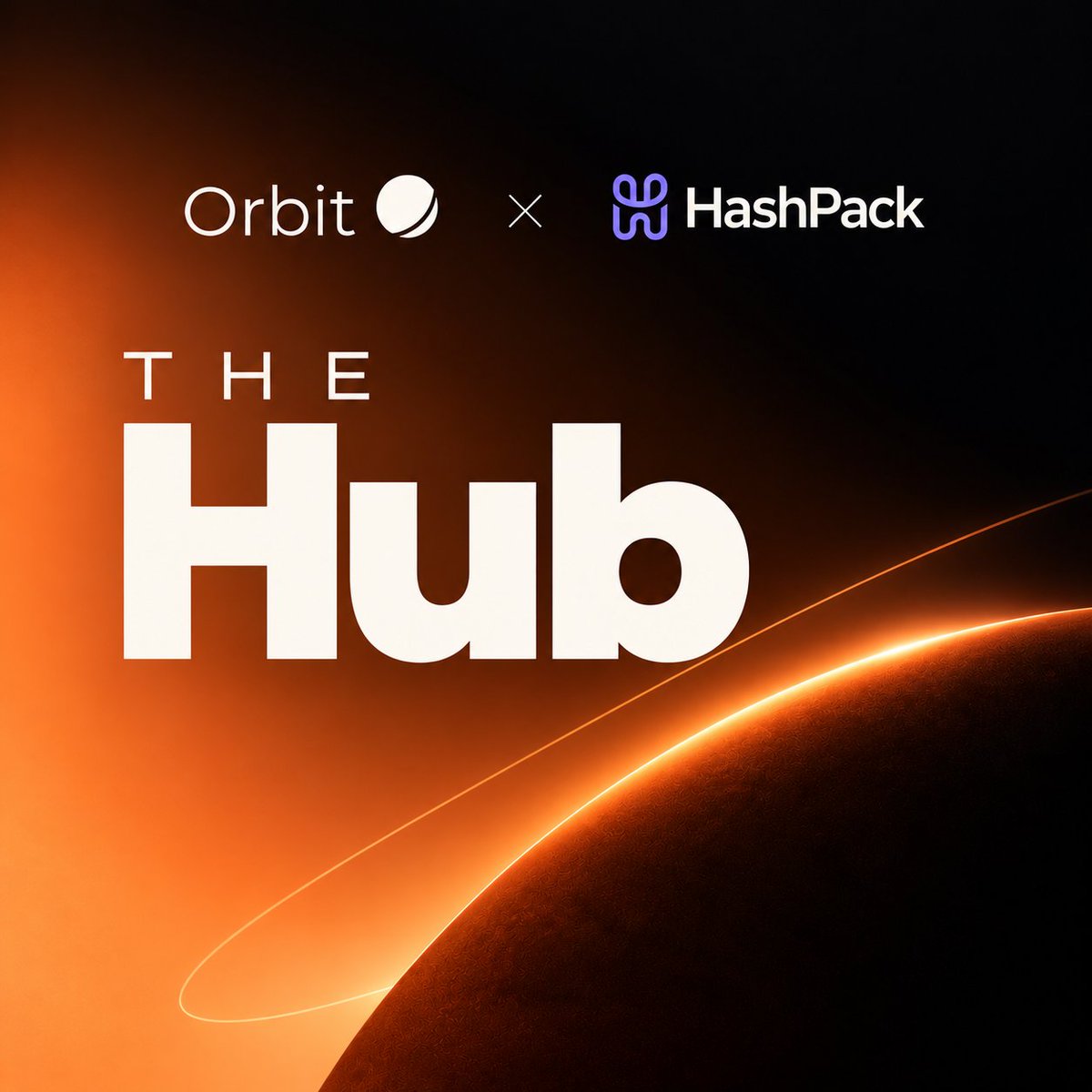 TradeInOrbit's tweet photo. The Hub with @hashpack Fridays at 1:30pm ET! 

Tune in for the latest Hedera news and what we're building every week https://t.co/P6yYMsj1EM
