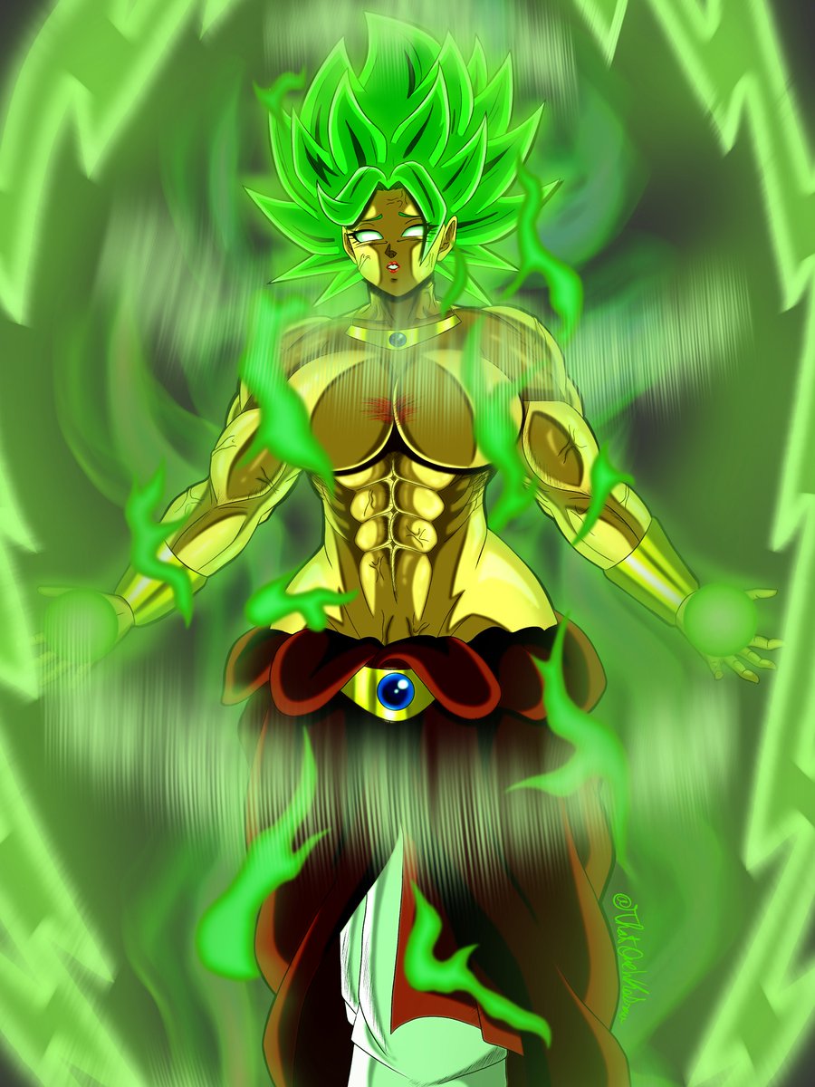 ThatOneWhoDraw's tweet photo. Kale with Broly's fit https://t.co/m1RX1iZmqv
