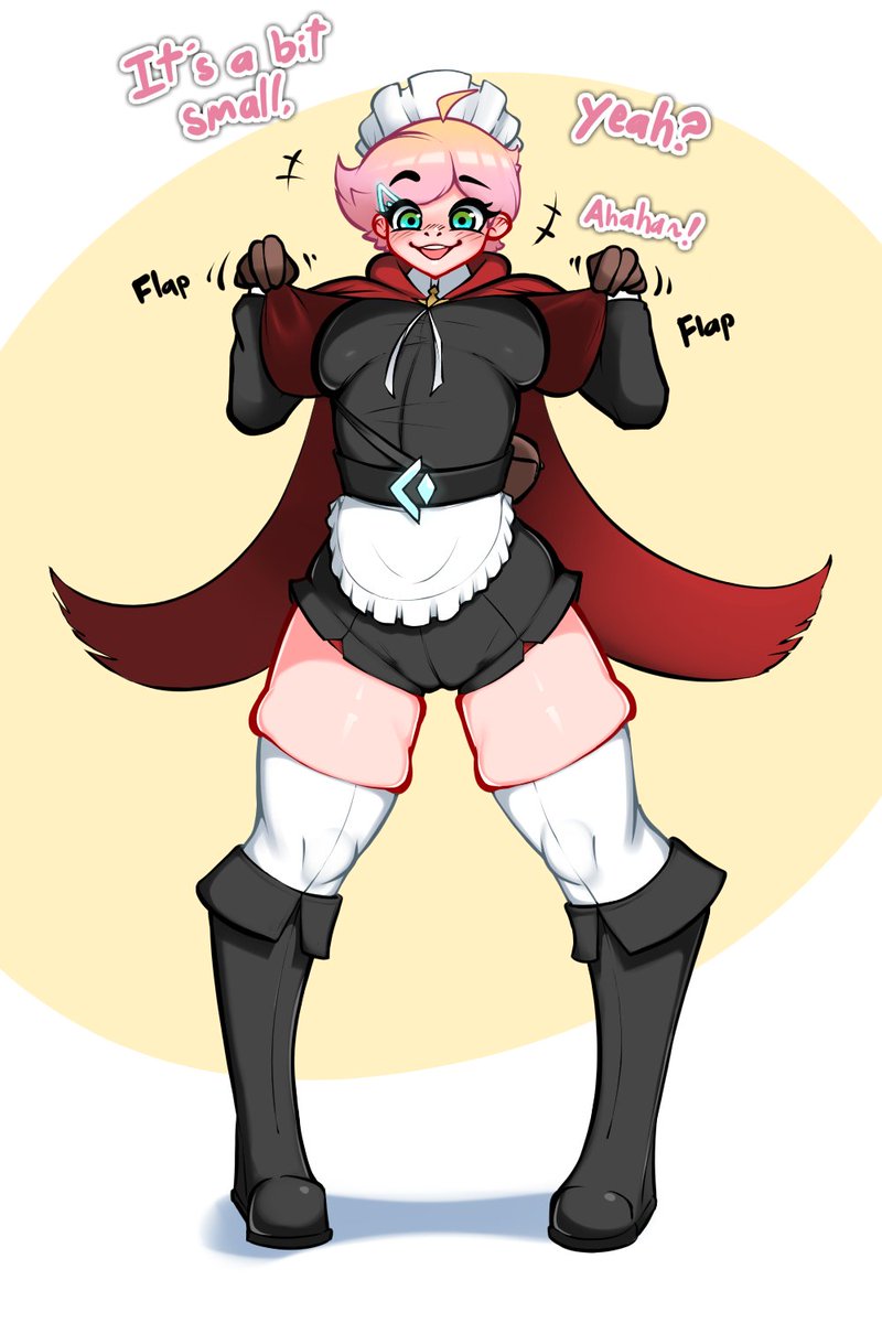 TongueParasitic's tweet photo. My OC, Para-chan, in the outfit of @ToasterCastles OC, Juliet Avarice Von Valentine.

Juliet is around 150cm, and I'd put Para-chan at around 170cm, so they've got a bit of a height difference. Decided to play on that. Outfits were shuffled randomly in a group.
#OC https://t.co/2rv0KGO8F1