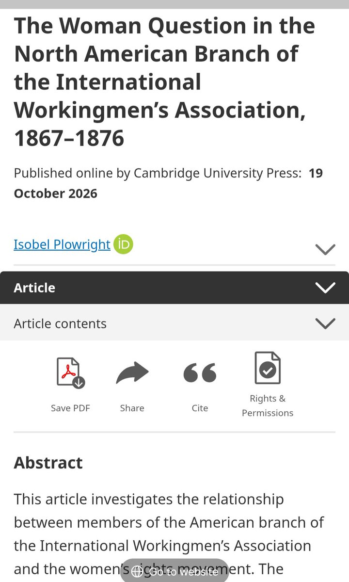 JournalSpectre's tweet photo. https://t.co/6vBak6CfBe

Open access: Spectre editor Izzy Plowright ( Iz Plow ) writing for International Labor and Working-class History. https://t.co/MgAryitQgQ