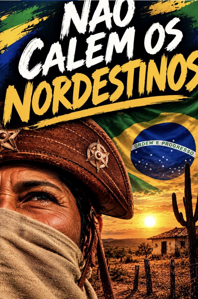 misterwhitex's tweet photo. @tucarj54 NÃO CALEM OS NORDESTINOS https://t.co/DTu5LchdQk