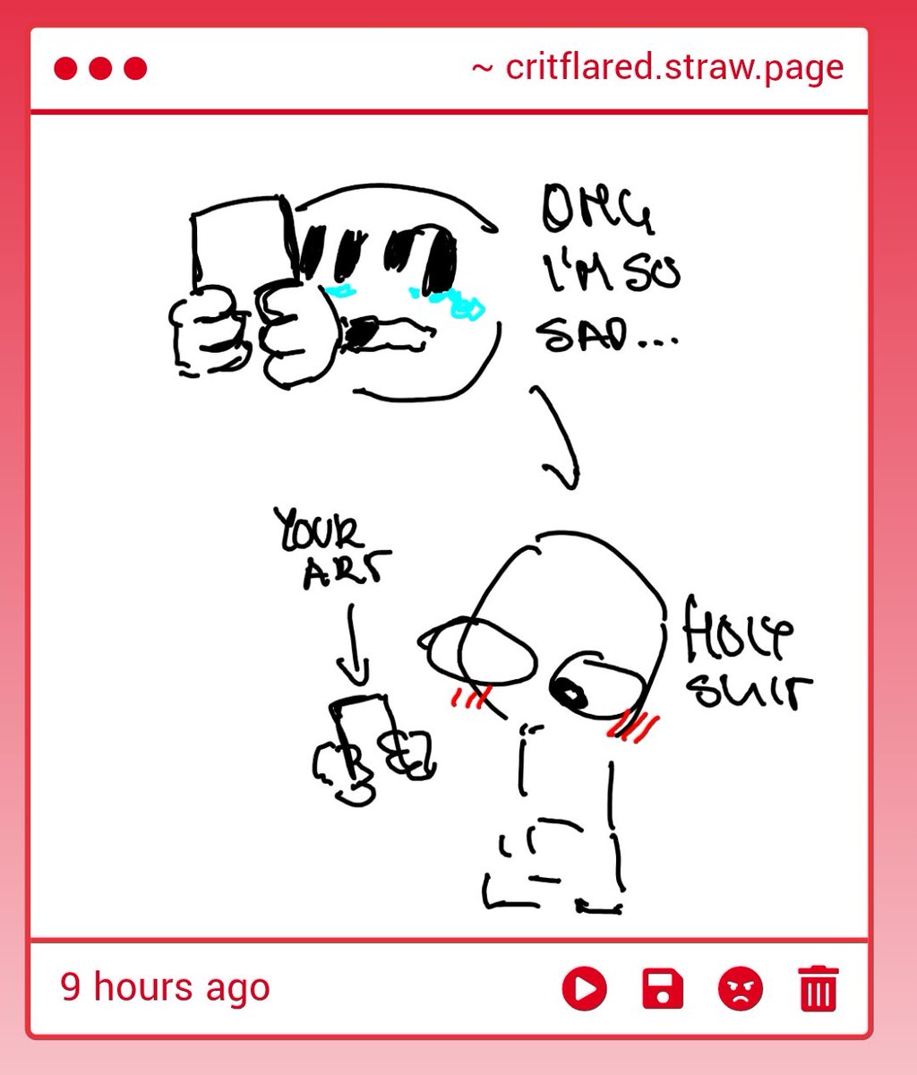 critflared's tweet photo. Throwing up from excitement at this drawing... I love you so much I'm glad I can make someone feel this way https://t.co/qeQucoIQEE
