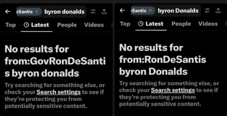 321FLSpaceCoast's tweet photo. Except that Gov. DeSantis has publicly stated that Byron has not been a part of any of our victories here, over the left, these past years.

And Gov. DeSantis has publicly chastised FL GOP Chairman Evan Power for rigging the FL GOP gubernatorial election in order to coronate Byron against the objections of its base. 

As well, if you do a search of Gov. DeSantis’ accounts, to see if he supports Byron, you will find that the search comes up blank. 

Gov. DeSantis recognizes that Byron is not qualified to fill his shoes. 

Byron is a conman whose loyalty is to his wealthy corrupt special interest donors who are funding his campaign, not to Florida’s hard working families and small business owners. 

There is no way on hell that I would ever vote for Byron. 

We have other choices.