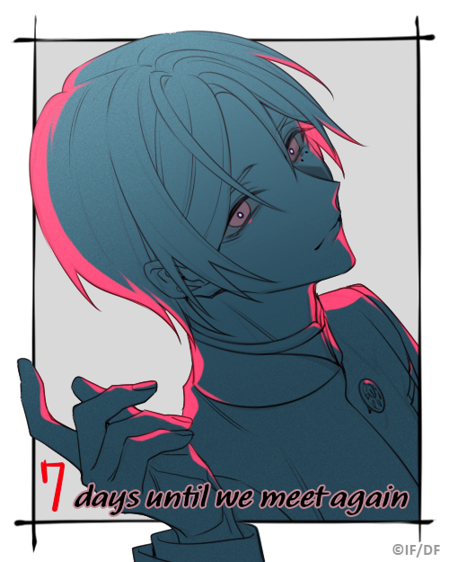 IdeaFactoryIntl's tweet photo. "I guess we really can't be apart, huh? I can't imagine living without you..."

Hibiki might be a spirit, but he certainly feels alive with you~

Just 7 more days until we see our favorite 9 R.I.P sequel boys!

#9RIPsequel https://t.co/QgOzr4nJtL
