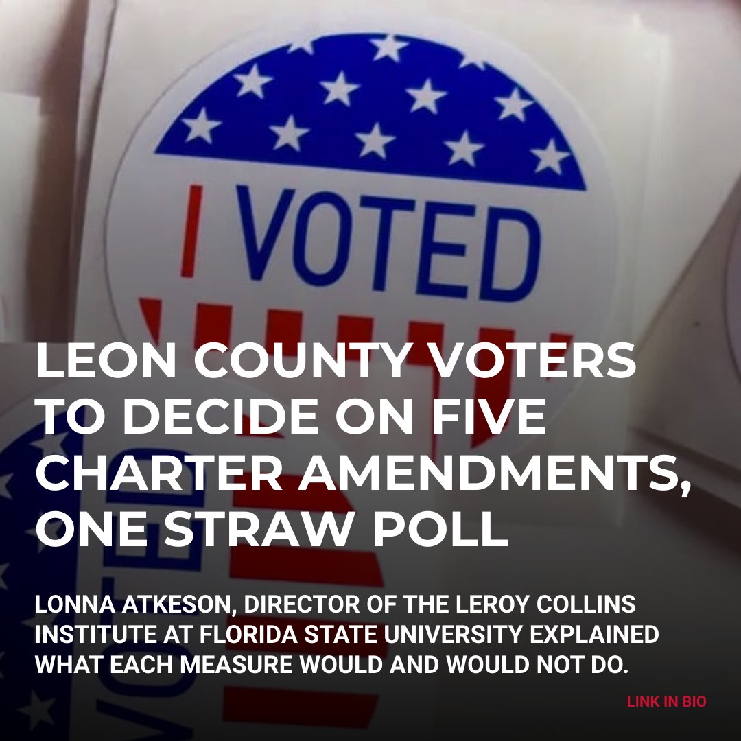 WCTV's tweet photo. Lonna Atkeson, director of the Leroy Collins Institute at Florida State University explained what each measure would and would not do. https://t.co/MOFGUmea9E