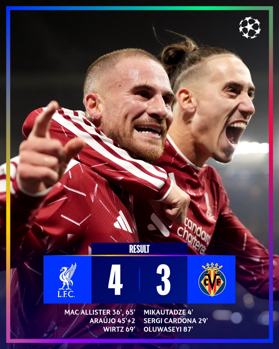 ChampionsLeague's tweet photo. Crazy game at Anfield 😳

#UCL https://t.co/gIXfYR3NRd