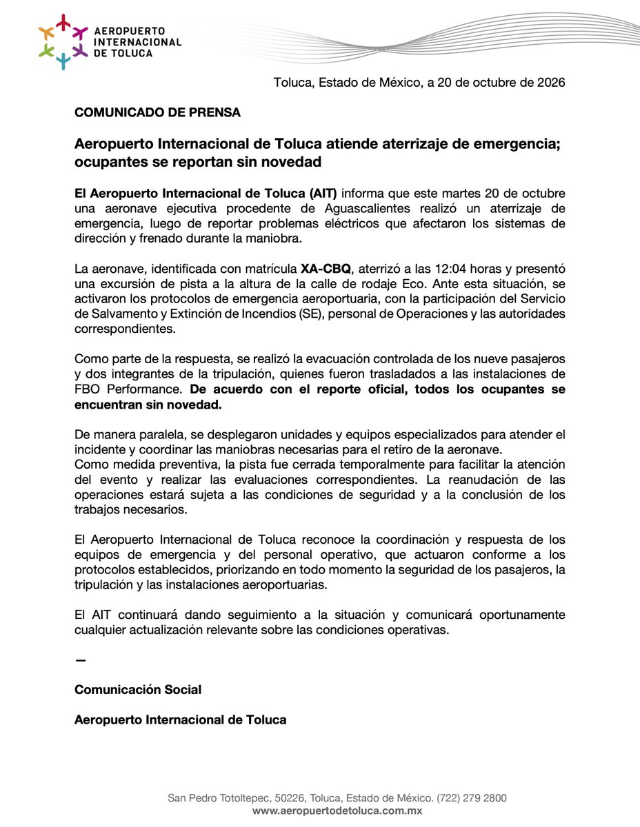 AIT_MX's tweet photo. #AITinforma ⚠️ https://t.co/PNf1T9zZkl