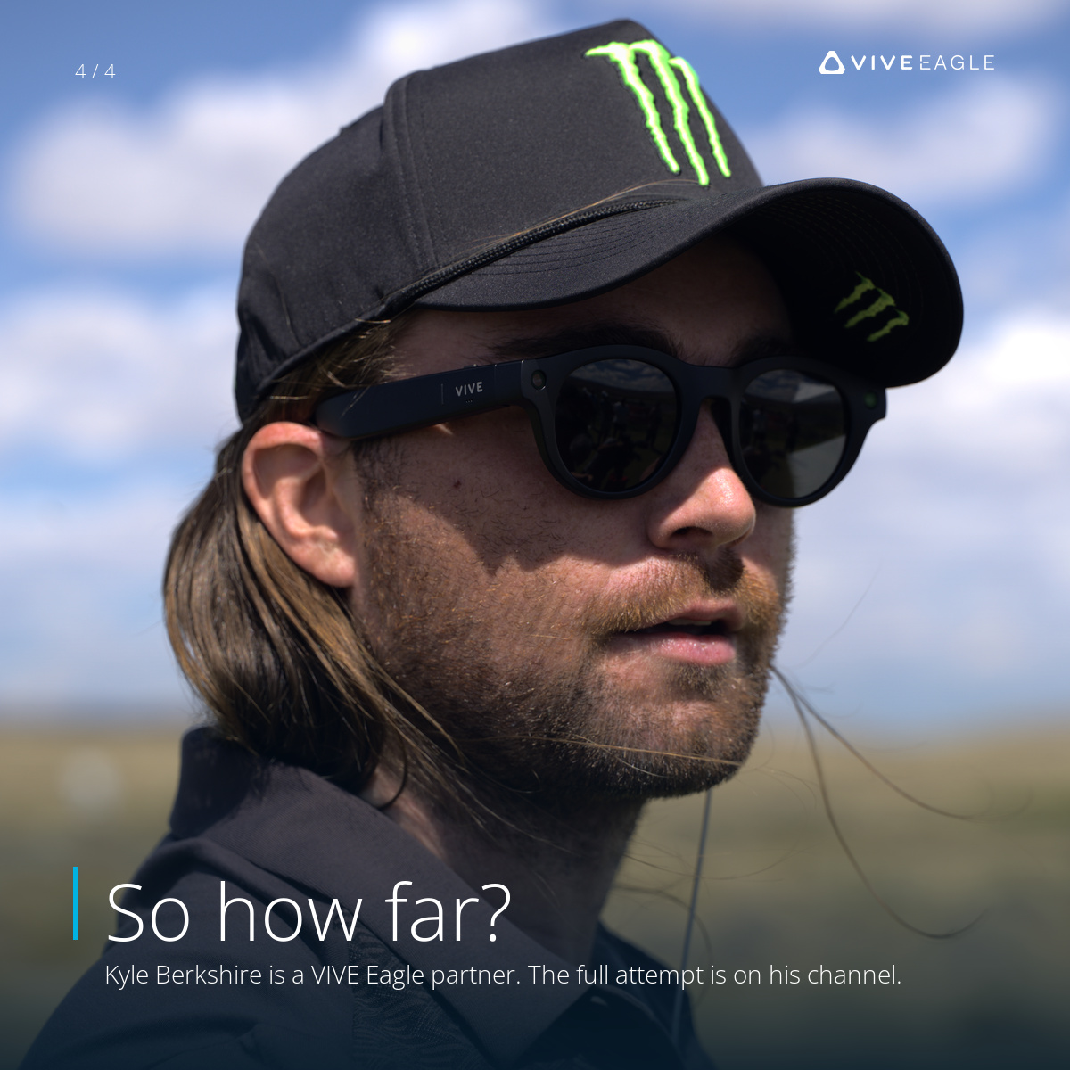 htc's tweet photo. Kyle Berkshire needed 300+ balls to find it. We partnered with him and spent the week out there. The yardage is all his.

Congratulations, Kyle. 🦅

Full video on his channel ➡️https://t.co/zdQubqOFxs 

#VIVEEagle #smartglasses https://t.co/uzM4sOa4eE