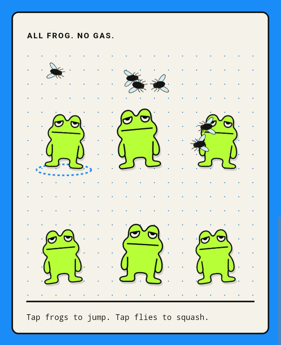 AB_geniuss's tweet photo. The green frog refuses to inflate no matter how many times you tap it  

That simple loop is the entire identity of @Nogasonsui  

A project that treats zero gas as both meme and design principle  

Fair distribution matters more than launch day volume here 

Community GTD spots just expanded from 60 to 92  

Unused KOL allocation moved over so more people can enter with small size  

Applications stay open for anyone who posts real content about the project  

Submit your tweets plus Sui wallet and wait for manual review  

One billion total supply with a twenty five thousand hardcap  

Presale fully diluted valuation fixed at sixty three thousand for every round  

Main pool pairs with usdSUI and one hundred percent of trading fees  

Return to holders in usdSUI forever proportional to bags held  

Multisig requires an external trusted Sui community signature before any team funds move  

No bundled supply sits at the low starting market cap  

This is the first presale running on the blast fun platform  

Interactive site lets you fail at inflating the frog until the numbers make sense  

https://t.co/IDtaMUqPTo

https://t.co/O6y8Uy6GOd

@Nogasonsui  

@blastdotfun  

@SuiNetwork