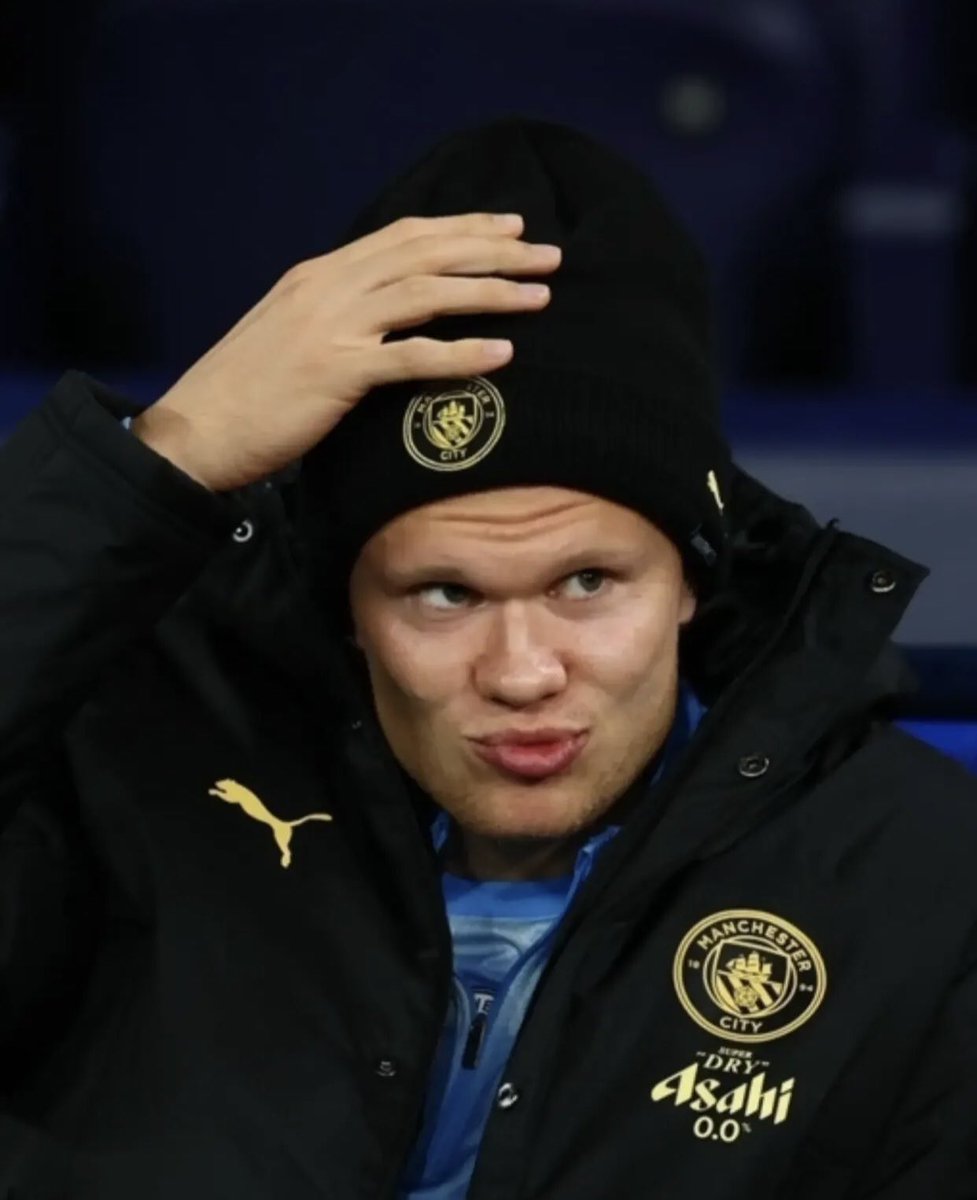 Brautcin's tweet photo. Ele não jogou mas serviu muito Face Card né Erling? https://t.co/hFoxI1xox9