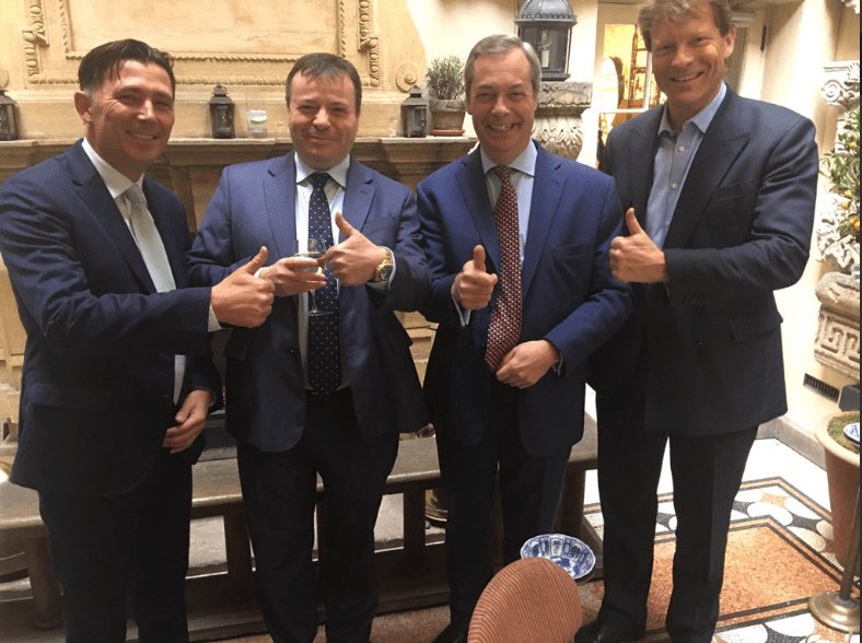 AxoAndy's tweet photo. Nigel Farage is Reuniting the Russian Regiment to try and save Reform UK 🇷🇺

Not sure adding more sleaze and corruption is the answer to cleaning up the party’s imagine though…. https://t.co/2werYCrQe1