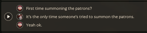 SilePrinStudios's tweet photo. Nurse Harrow can't be that old if she thinks this is the first time someone's tried to summon the patrons right?? https://t.co/1miZmAnOdY