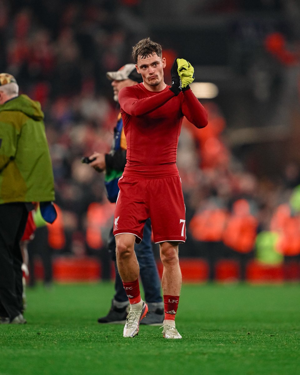 LFC's tweet photo. Thank you for your amazing support at Anfield, Reds 👏❤️‍🔥 https://t.co/vHZ0xZGOmS