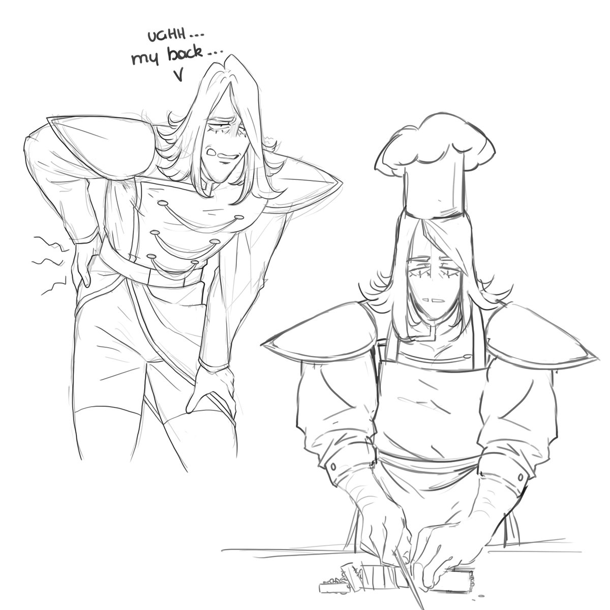 Volcorn_'s tweet photo. #rouxlskaard 
feeling a bit artblocked (no inspiration)
but some doodles I made this evening! https://t.co/kifOjvekTy