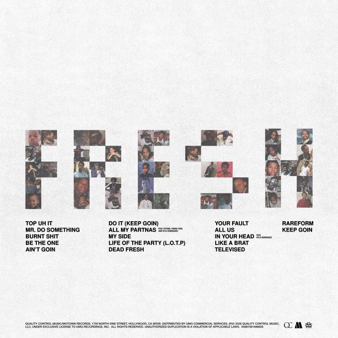 Fadednuts's tweet photo. LIL BABY

FRESH
(ALBUM)

NOVEMBER 6TH 🚨

👤 FUTURE
👤 YOUNG THUG
👤 RYLO RODRIGUEZ https://t.co/6NCwLztWTZ