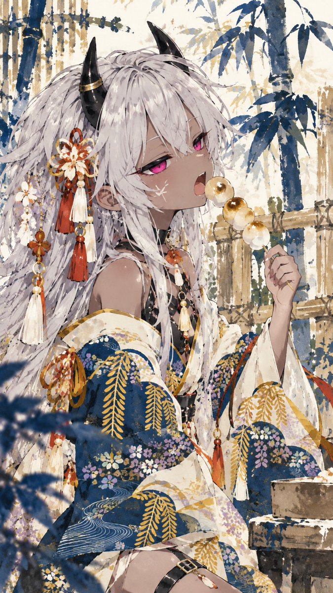 ___banbi___'s tweet photo. 団子タイム
#AIイラスト
#AIart https://t.co/k9Ypm5HJ2R