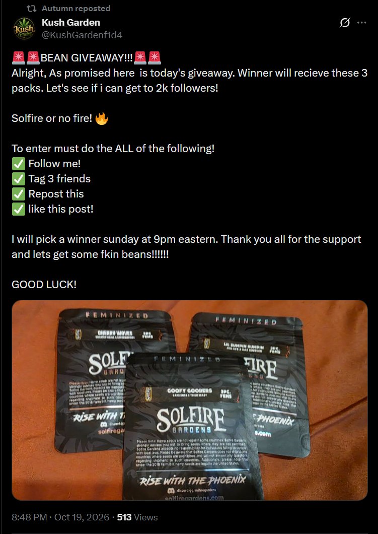 GrowTrackr's tweet photo. Don't get scammed. I already won these from @TokesSmokesX - that's probably why I'm blocked from commenting. LOL ;) https://t.co/RSRKO94nY1