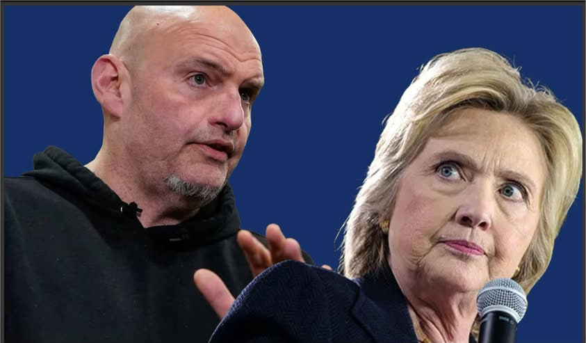 AmericaFirsst's tweet photo. John Fetterman says Hillary Clinton belongs in prison, and he told Jake Tapper exactly why.

"If not Benghazi, then Uranium One," Fetterman listed. "If not those, then Kremlin emails on her bathroom server."

Tapper tried interrupting. Fetterman shut him down.
"Cut the crap, Jake. We all know she did it."

Even Democrats are done covering for the Clinton crime family.

What's your response to this......??👀

MAKE THIS GO VIRAL ON X. LET’S GO 👏