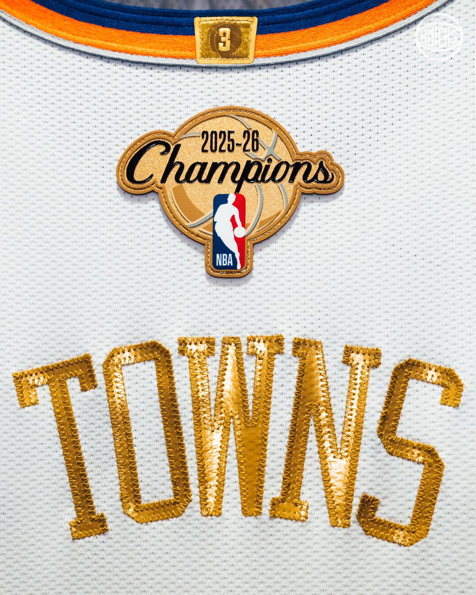 nyknicks's tweet photo. first look at the details 🏆 https://t.co/YclGua34We