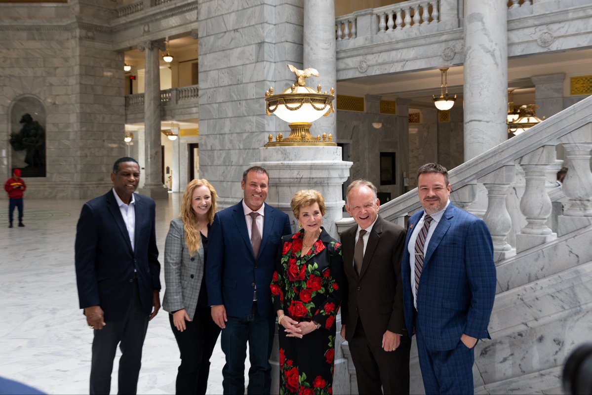 JStuartAdams's tweet photo. It was a pleasure to greet U.S. Secretary of Education @EDSecMcMahon as she began her national education tour in Utah. As we look toward the next 250 years of American education, I’m proud our state is building on a strong foundation. From 2015 to 2025, we’ve increased public education funding by $3.1 billion to strengthen opportunities for teachers and children. 

I’m grateful for Secretary McMahon’s commitment to returning education decisions to the states. Her priorities align with Utah’s efforts to empower parents, support educators and help every student succeed.