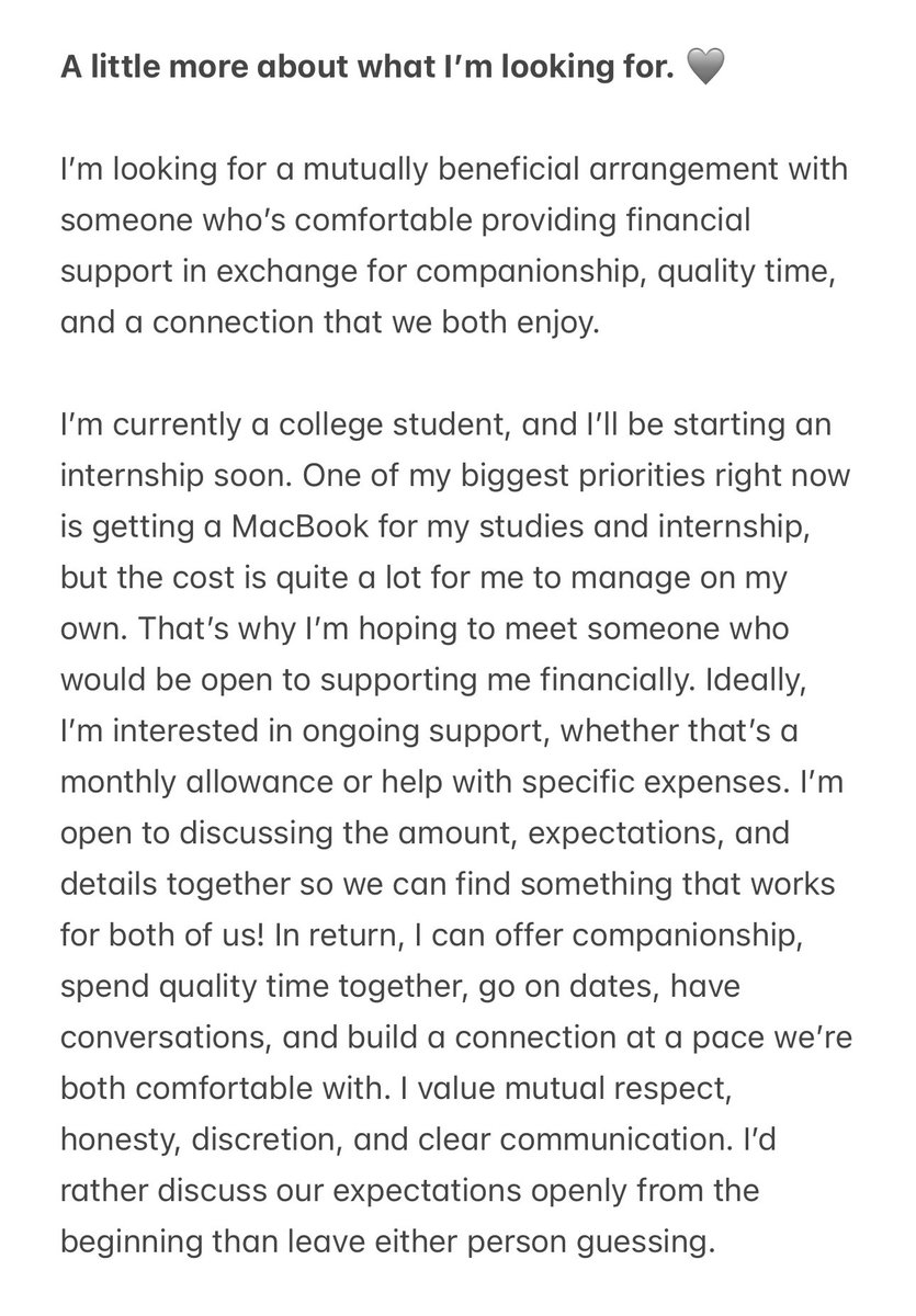 blooduruha's tweet photo. Hi, I’m looking for someone interested in a mutually beneficial arrangement! If u’re open to providing financial support in exchange for companionship and quality time, I’ve written a little more about what I’m looking for in my notes, thanks! https://t.co/Ue0KhpYDAJ