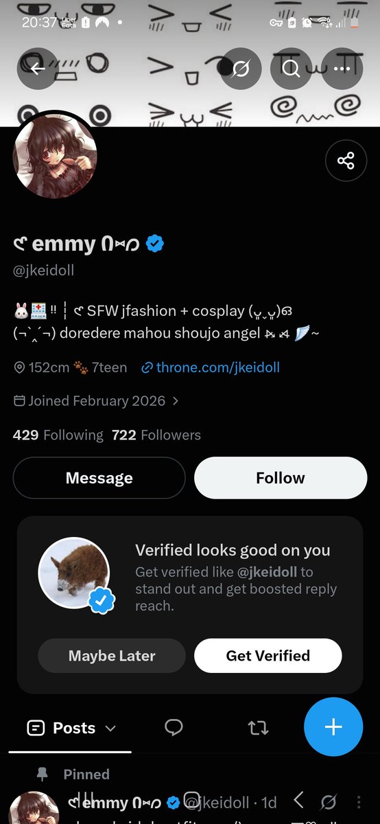 somethingidk654's tweet photo. @K13Educatiom It not your account but they are accounts you follow. You just make yourself look more like a pedo every time you ask if I'm a kid especially since I've told you I'm not https://t.co/X2bGtfwWcb