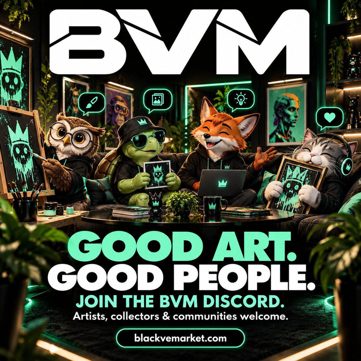 BlackVeMarket's tweet photo. But did you join our Discord yet?

Find fellow Creators, Collectors and the BVM Team!

https://t.co/h6HYFSMPN0

See you there! https://t.co/G1VQ2vzMtj