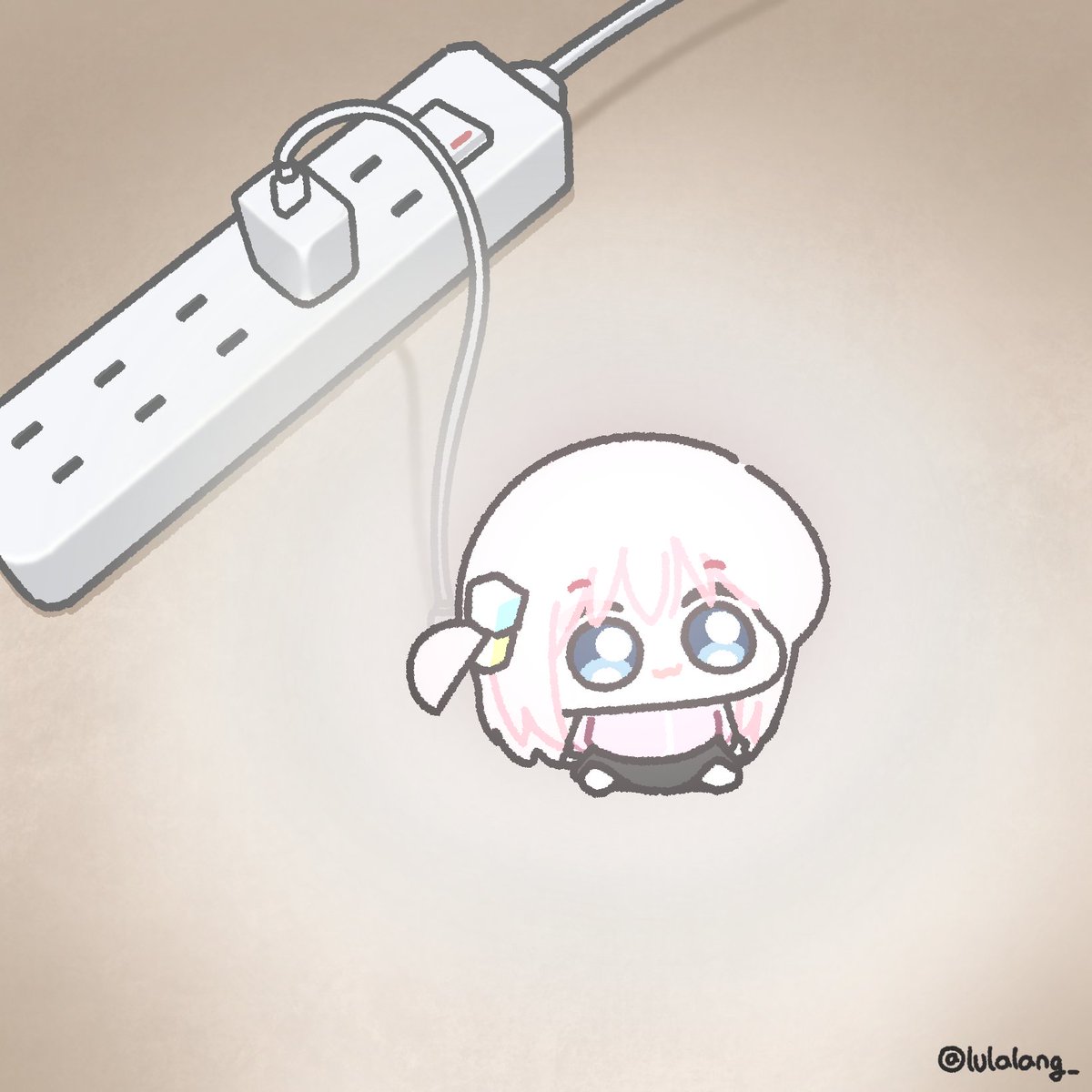 lulalang_'s tweet photo. full charged mini bocchi is super bright https://t.co/YlGSVdflvx