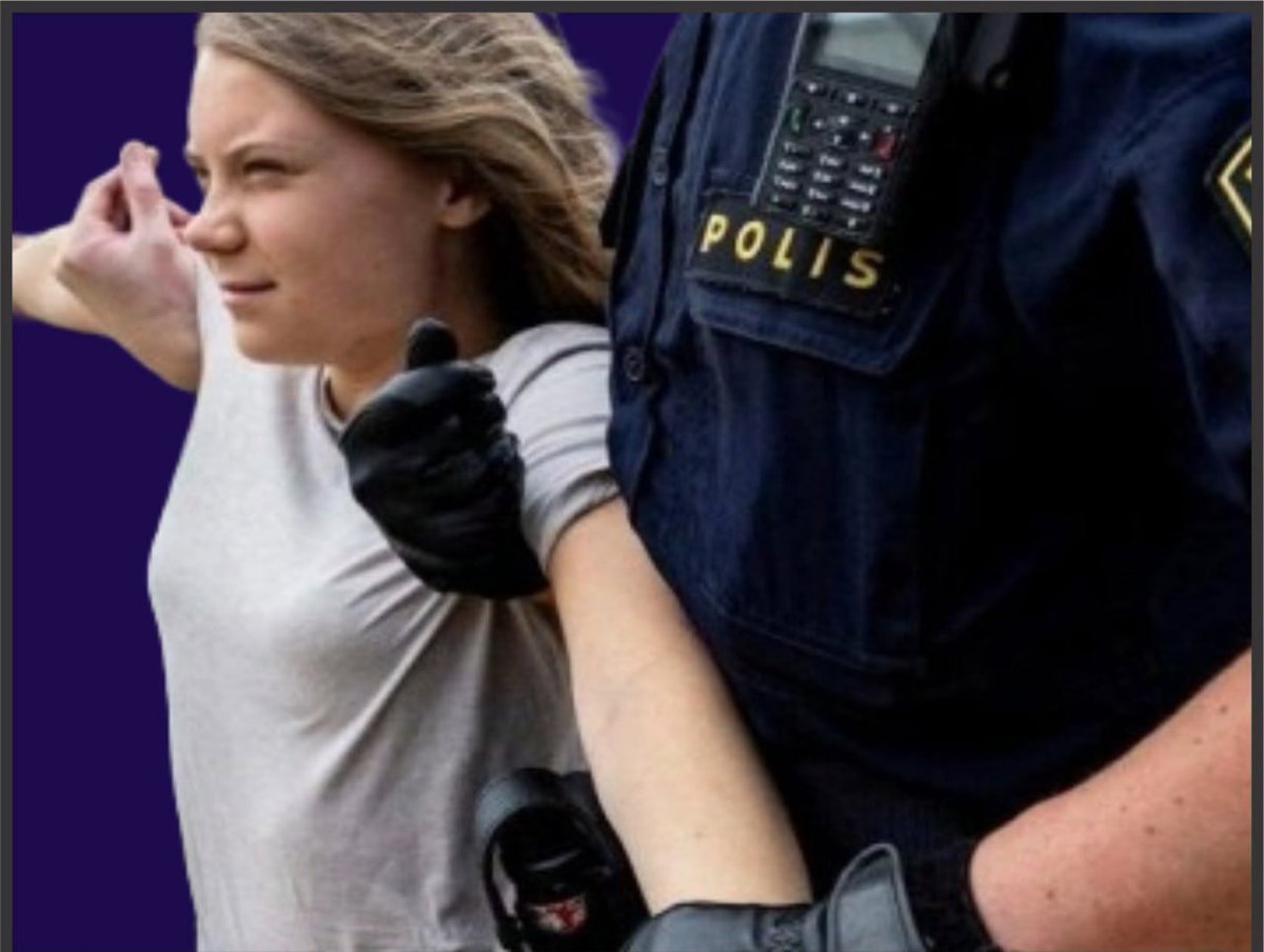 PrivateReports's tweet photo. Greta Thunberg was arrested again, but this time it's different. This time, she's not getting out.

Thunberg "crossed the line," according to Interpol Director Josef Barrone. "Setting off an explosive device, no matter how small, is an act of terrorism."

Thunberg was taken into custody by police in Rome after she threw an exploding box full of confetti into the fountain in St. Peter's Square. She faces a mandatory minimum of three years in prison.

"She's very lucky nobody was hurt, or it would be much longer."

Her parents paid her $5 million bail.

What's your response to this......??👀

MAKE THIS GO VIRAL ON X. LET’S GO 👏