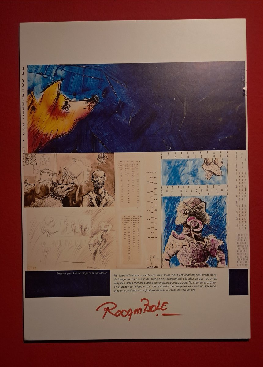 tedecanelia's tweet photo. fuimos a la muestra d rocambole mi artista y diseñador gráfico favorito d toda la historia la pasé bomba https://t.co/mlJMj87Yca