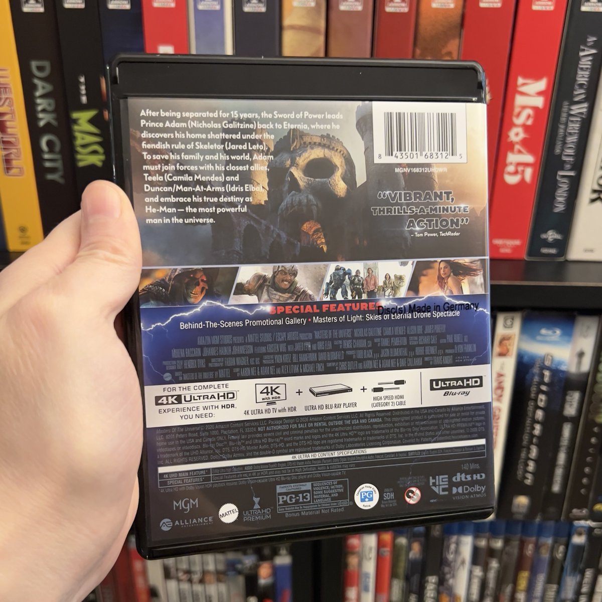 HighDefDiscNews's tweet photo. —//— #NewArrivals —//—

MASTERS OF THE UNIVERSE [2026] on 4K UHD Blu-ray via @AmazonMGMStudio, distributed by @AllianceHomeEnt. Now available, also on 4K SteelBook & Blu-ray.

Package art 🧵 1/2

Order it @ Amazon // #Ad

4K 🔗 https://t.co/H7uNY3jCi9

4K SteelBook 🔗 https://t.co/TYYYnoECCN

Blu-ray 🔗 https://t.co/5QujWdjZt5