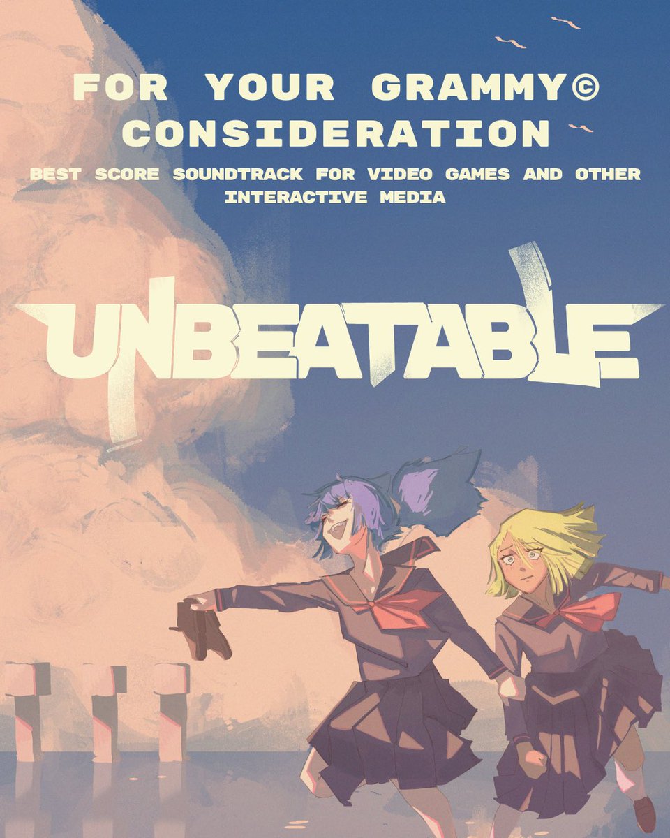 dcellgames's tweet photo. FOR YOUR GRAMMY© CONSIDERATION - UNBEATABLE

BEST SCORE SOUNDTRACK FOR VIDEO GAMES AND OTHER INTERACTIVE MEDIA https://t.co/zpgnK1JeeW
