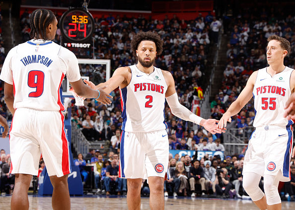 NBAPR's tweet photo. The Pistons’ 22-point comeback is the largest comeback on the first day of an NBA season in the play-by-play era (since 1997-98). https://t.co/qICSxEp998